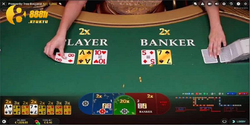 Baccarat là một trong những tựa game làm nên tên tuổi của Casino 888B